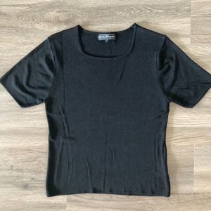 🎈FINAL SALE🎈Salvatore Ferragamo Black Blouse (L)